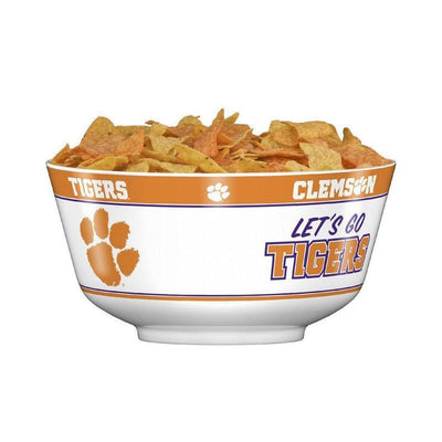 NCAA CLEMSON TIGERS 11.75" ALL PRO PARTY BOWL-Fremont Die-Big Fan Arena
