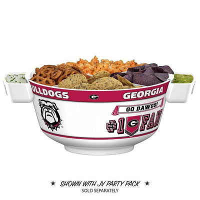 NCAA GEORGIA BULLDOGS 11.75" ALL PRO PARTY BOWL-Fremont Die-Big Fan Arena