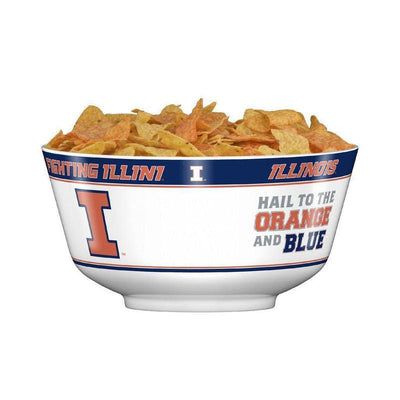 NCAA ILLINOIS FIGHTING ILLINI 11.75" ALL PRO PARTY BOWL-Fremont Die-Big Fan Arena