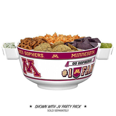 NCAA MINNESOTA GOLDEN GOPHERS 11.75" ALL PRO PARTY BOWL-Fremont Die-Big Fan Arena