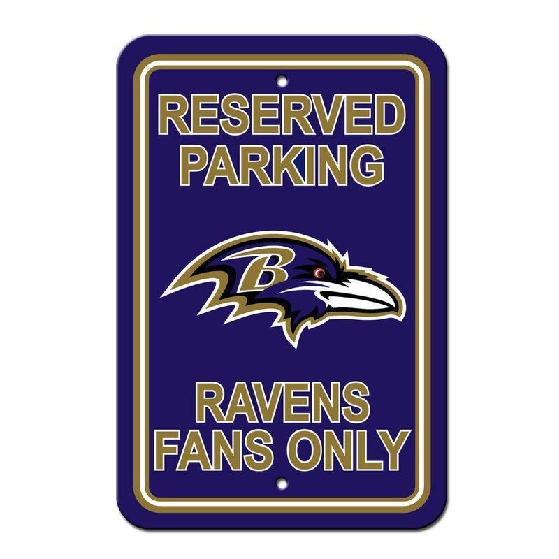 RESERVED　SIGN　RAVENS　NFL　Arena　BALTIMORE　PARKING　Big　Fan