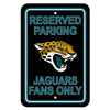 NFL JACKSONVILLE JAGUARS RESERVED PARKING SIGN-Fremont Die-Big Fan Arena