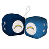 NFL LOS ANGELES CHARGERS FUZZY DICE-Fremont Die-Big Fan Arena