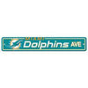 NFL MIAMI DOLPHINS STREET SIGN-Fremont Die-Big Fan Arena