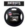 NFL NEW ENGLAND PATRIOTS POLY-SUEDE STEERING WHEEL COVER-Fremont Die-Big Fan Arena