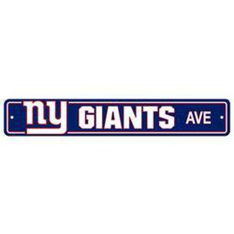 NFL NEW YORK GIANTS STREET SIGN-Fremont Die-Big Fan Arena