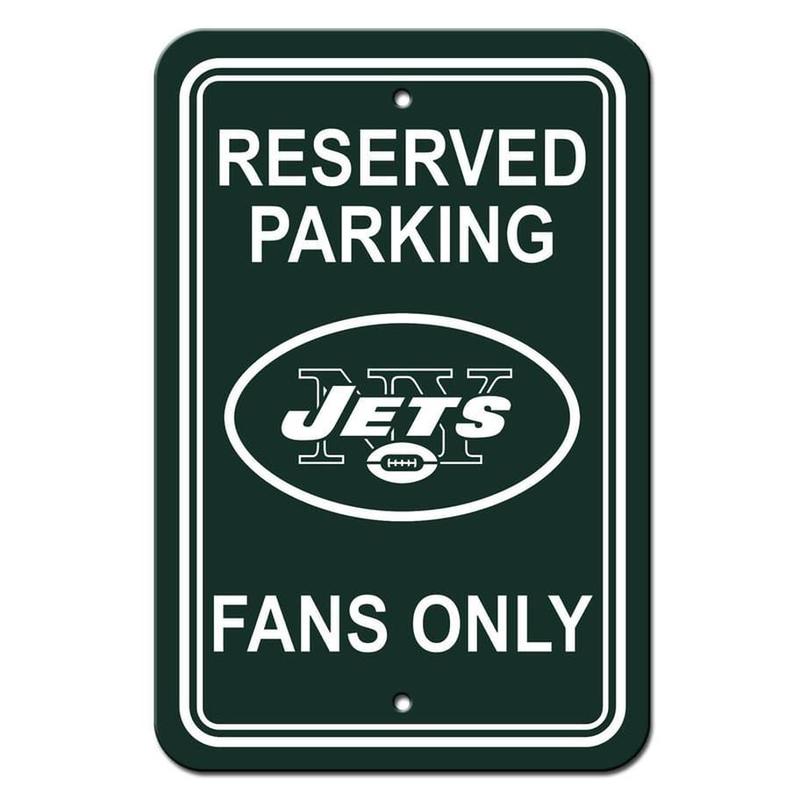 NFL NEW YORK JETS RESERVED PARKING SIGN-Fremont Die-Big Fan Arena