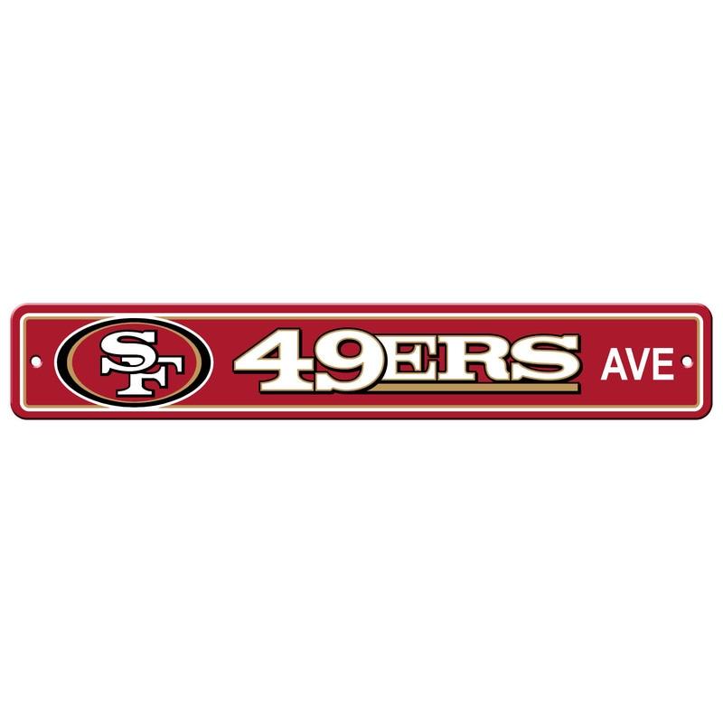 NFL NFL SAN FRANCISCO 49ERS STREET SIGN-Fremont Die-Big Fan Arena