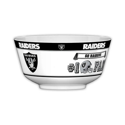 NFL OAKLAND RAIDERS 11.75" ALL PRO PARTY BOWL-Fremont Die-Big Fan Arena