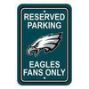 NFL PHILADELPHIA EAGLES RESERVED PARKING SIGN-Fremont Die-Big Fan Arena