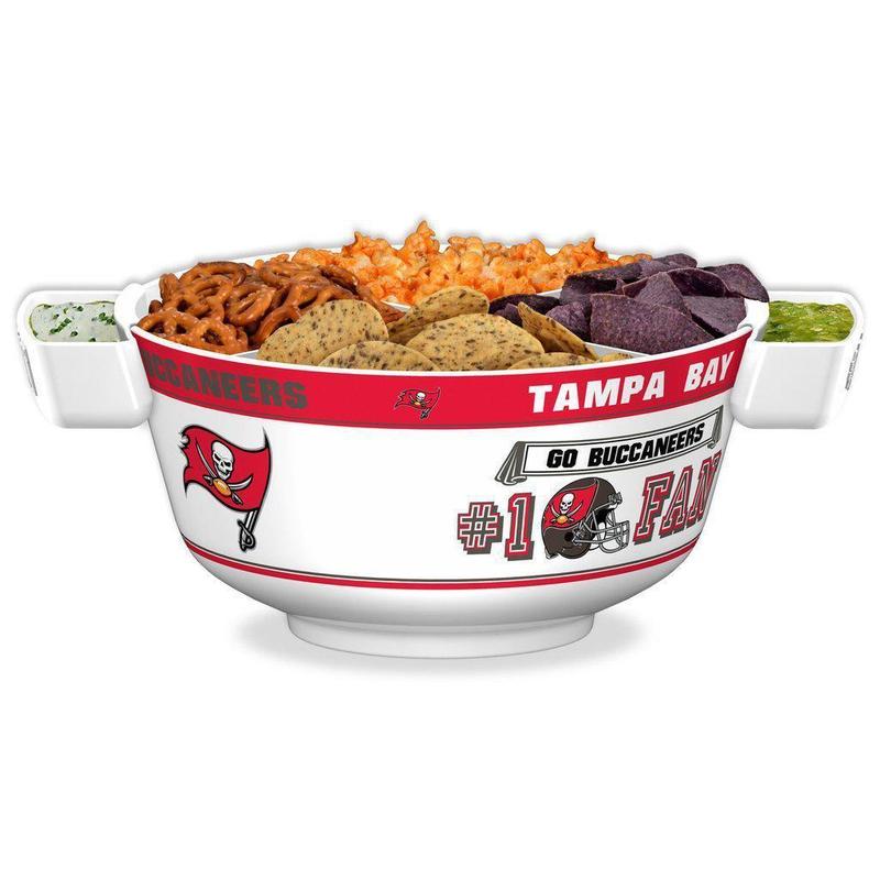 NFL TAMPA BAY BUCCANEERS 11.75' ALL PRO PARTY BOWL - Big Fan Arena